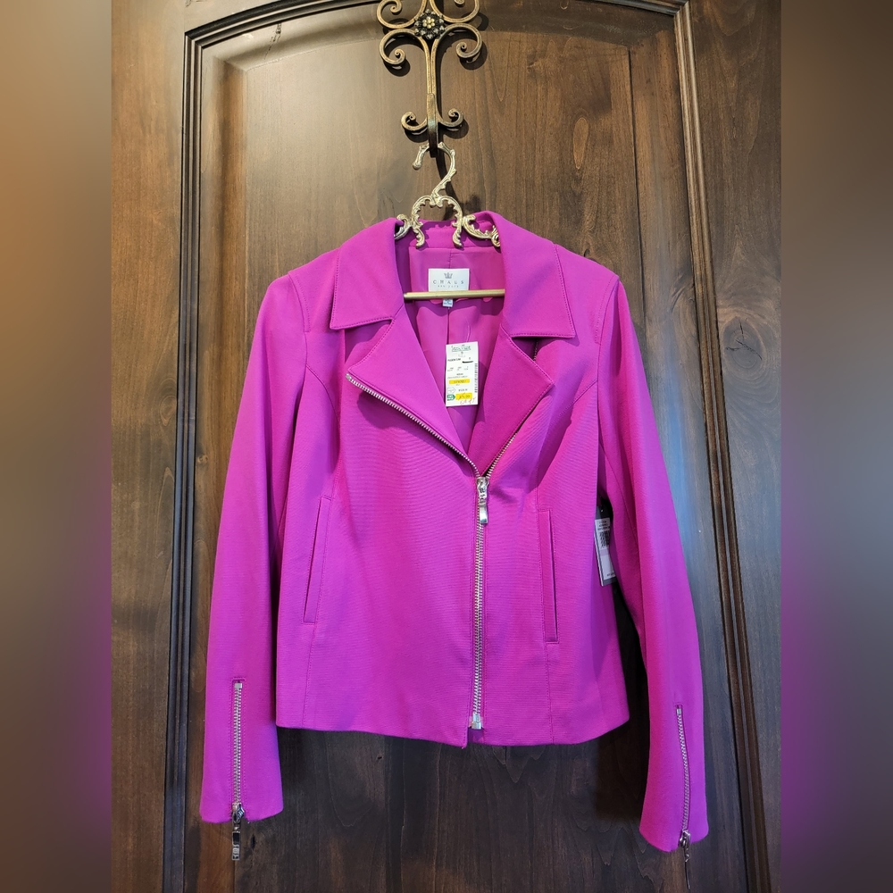 CHAUS New York Moto Style Blazer